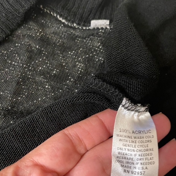 2pc Bundle Women’s Small Black and Gray Cardigans - Picture 3 of 6